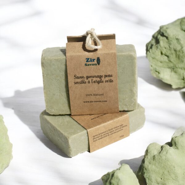 Savon Gommage à l'Argile Verte – Image 2