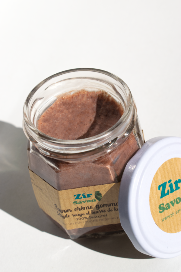 Savon Crème Gommage à l'Argile Rouge – Image 2