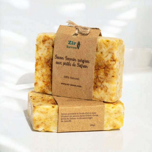 Savon Surgras Jasmin aux Pistils de Safran