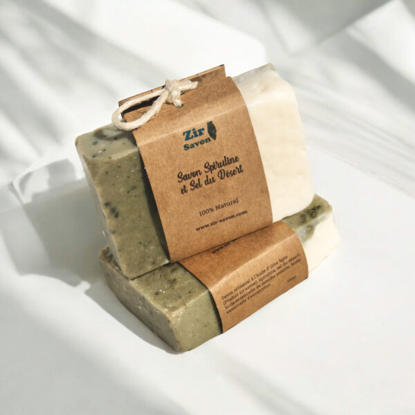 Savon Spiruline et Sel du Désert