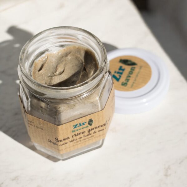  Savon Crème Gommage Argile Noire – Image 2