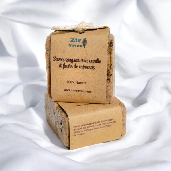 Savon Surgras Vanille et Fleurs de Mimosa – Image 4