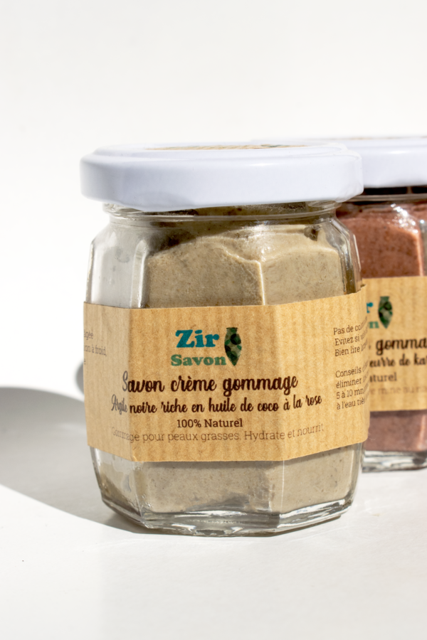  Savon Crème Gommage Argile Noire – Image 3