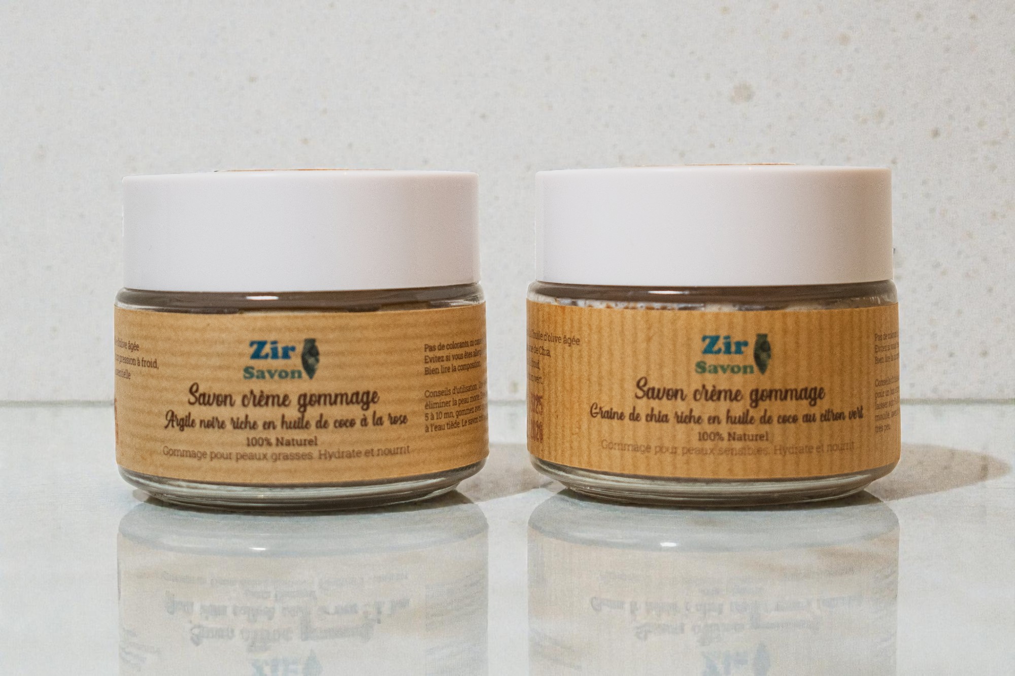 Savon Crème Gommage Argile Noire – Image 3